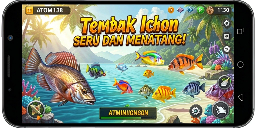 Tampilkan aksi menembak ikan yang mendebarkan di ATOM138.