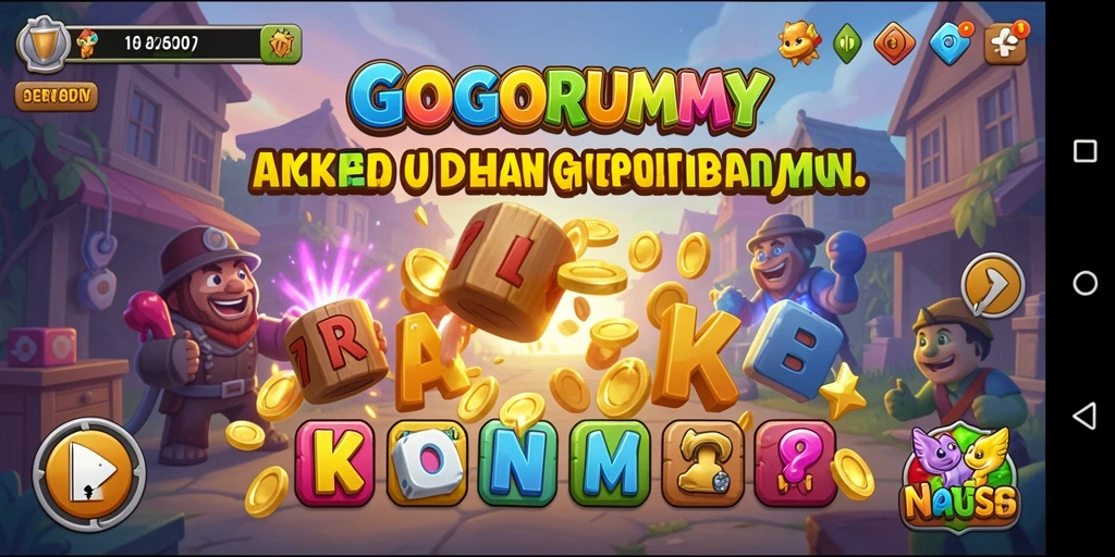 Tangkapan layar dari aksi mendebarkan dalam GOGORUMMY.