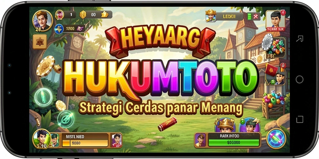 Tampilan gameplay yang mendebarkan dalam HUKUMTOTO.