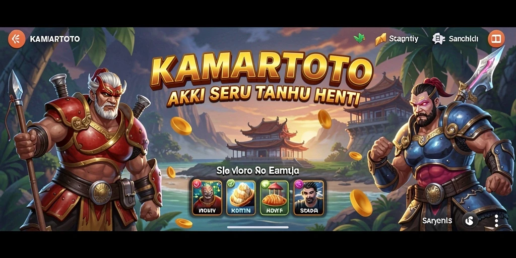 Tangkapan layar KAMARTOTO menunjukkan aksi seru dalam pertempuran.