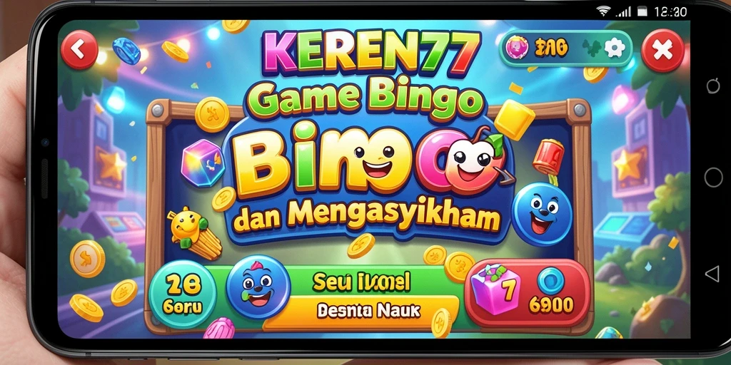 Tampilan utama gameplay Bingo KEREN77 yang seru.