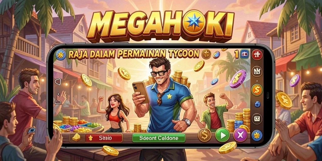 Tampilan menarik dari gameplay Tycoon di MEGAHOKI.